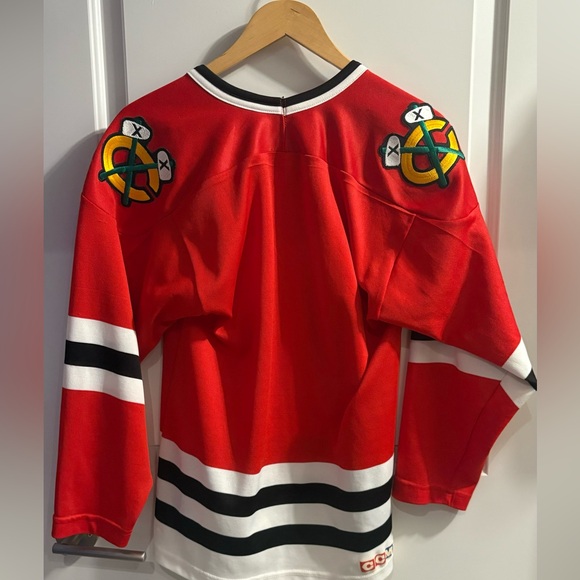 VINTAGE Chicago Black Hawks Jersey (blank) - Picture 3 of 7